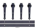 Calhome-12 Ft  Classic Vintage Arrow Sliding Standard Double Track Barn Hardware