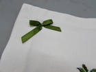 4 Vintage Pineapple Design Cocktail Napkins Green Ribbon New In Bag