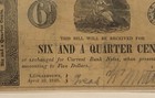 Shank Plate Note Wm Mitchell Leonardtown St Mary   s Maryland Md Obsolete Currency
