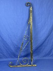 C 1960 Wrought Iron Hanging Sign Bracket   Shop  House  Porch  Professional