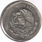 1982 Mexico Brilliant Uncirculated Quetzalcoatl   Eagle 5 Peso Coin 