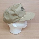 Vintage 1980s Army Veteran Hat Veterans Homecoming Branson Mo Tan Snapback Cap