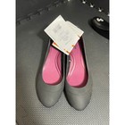Crocs Womens Lina Pump Wedge Shoes Gray Pink Rubber Size 7 Nwt