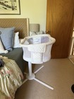 Halo Bassinest Swivel Sleeper Baby Bassinet Essentia Series Nautical Net   gm   