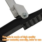 36-48 Inch Grade Adjustable Aluminum Drywall Stilts For Painting Cleaning Black