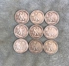 Lot Of 3  1936  p   Walking Liberty Silver Half Dollar  Silver  63 Free Shipping