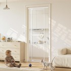 Adjustable Extra Tall Cat Gate 51 -87  - Pressure Mounted With 4 Extensions  Pet