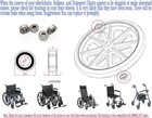 Rollator Caster Wheel Bearings wheelchair Bearings rollator transport    