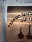 Woodford Reserve Distillery Bourbon Whiskey Copper 23x23    Original Sign 2015