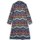 Outback Trading Co  Mae Long Aztec Jacket Womens M Brown Southwestern Colorful