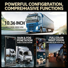 1080p 10 36  Monitor Left right Side Electronic Rearview Mirror Camera Truck Bus