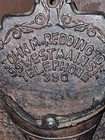 Vintage Cast Iron Match Holder Lehigh Valley Coal John M Reddington Advertising