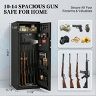 Clickoods Gun Safe For Rifles   Pistols 10-14 Capacity Digital Keypad Lock