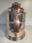 Vtg Aluminum Rose Gold Insulated Ice Bucket Beer Stein 10    Made In Hong Kong