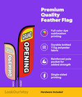 Feather Flag Pole Kit 3-pack Bundle - 7ft Tall Advertising Banners With Poles An