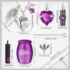 Set Of 8 Small Urns For Human Ashes Cremation Urns Keepsake Ash Holders Famil   