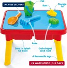 Toddler Sensory Kids Table With Lid   Sensory Bin   Kidoozie   Mega Block Compat