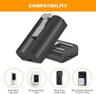 2 Pack Ring V4 Battery For Ring Camera Doorbell Solar Floodligh 2 3 4 3 Plus Us