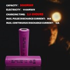 8pcs Battery 3 7v 3000mah Li-ion Rechargeable Batteries Cell 65mm 18mm