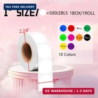 White Dot Stickers 1 Inch 500 Pcs Round Color Coding Labels  White Circle Sticke