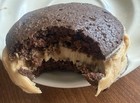 Chocolate Whoopie Pies  W  Peanut  Butter  Filling   batch Of 9   Freshly Made