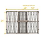 Baby Safety Gate Door Stair Dog Child Barrier Toddler Fence Pet Gate Walk Thru