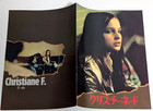 Christiane F     Wir Kinder Vom Bahnhof Zoo Movie Program Mini Poster Chirashi Jpn