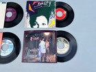 Mixed Lot Of 9 Vintage 45 Singles W  Picture Sleeves - Female Vocalist Hits 80s