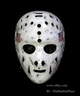Ice Hockey Mask Goalie Helmet Wearable Home Decor Jim Craig Worn-out G165