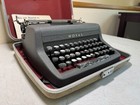 Royal Companion Typewriter Manual Vintage Typing Grey Antique Ribbon Case Works