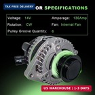 Alternator 11775 Compatible With Honda Odyssey 3 5l V6 2014-2017  Replaces Oe  4