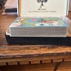 Vintage Lane Hallmark Double Deck Of  Plastic Coated Playing Cards Floral Design
