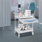Dental Utility Cart Beauty Salon Cart With Wheels Commercial Hospital Office
