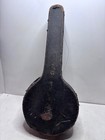 Antique Tenor Banjo Grover Tuners Inlaid Rim Hard Case Dur-a-glo Strings Repair