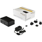 Startech 2 Port Dual Displayport Usb Kvm Switch With Audio Sv231dpddua