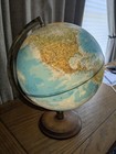 Vintage  Heritage World Lighted Globe