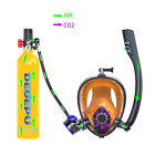 Safety Diving Kit Full Face Snorkel Mask 1l Air Oxygen Underwater Tank Usa New