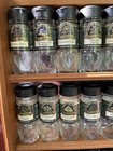 Mccormick Gourmet Spice Rack 24 Jars Spice Bottles Black Lids Empty