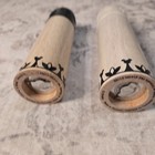 Disney Parks Homestead Collection Mickey Icon Wooden Salt   Pepper Grinder Set