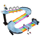 Hot Wheels Gxx41-mario Kart Rainbow Road Track Set Brand New 30 Piece Set
