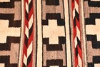 Antique Large Navajo Rug Native American Indian Transitional 52x34  Vintage-
