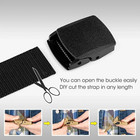  Travel Money Belt Hidden Secret Pocket Zipper Waist Pouch Cash Wallet Black Men