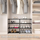 4-tier Small Shoe Rack Space Saving Shoe Shelf Storage Organizer For Entryway Ha