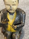 Antique American J    E  Stevens Cast Iron Tammany Mechanical Bank 1875