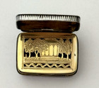 Continental Silver  Vinaigrette Landscape Picture Pierced Grill