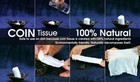 Compressed Coin Tissue - Magic Coin Tissue  4x500pc  2000pc  Bulk Packaging