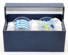 Greece Souvenir Boxed Shot Glass Set  set Of 2 