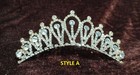 100 Pc W 6 Styles Wholesales Lots Crystal Flower Girls Princess Tiara Crown