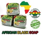 Pure Raw African Black Soap Organic Ghana Handmade Premium Quality Choose Size