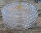 Set Of 5 Vintage German Bleikristall 24  Lead Crystal Coasters